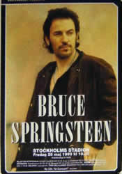 Promotional poster for the 28 May 1993 show at Stockholms Stadion, Stockholm, Sweden